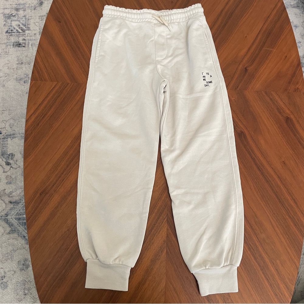 Zara Cream Joggers - kids